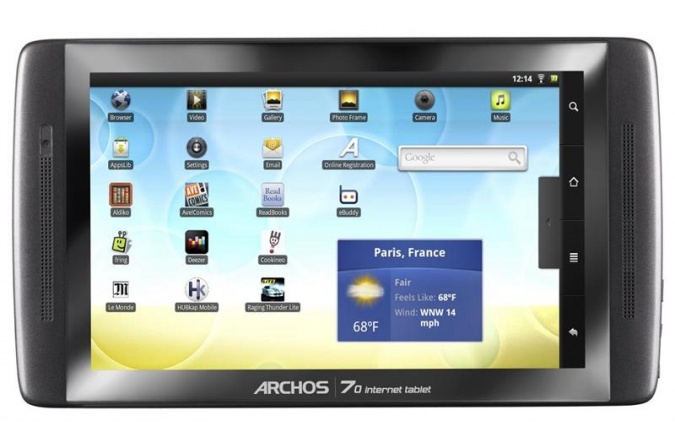 Планшет Archos 70 internet tablet фото 1