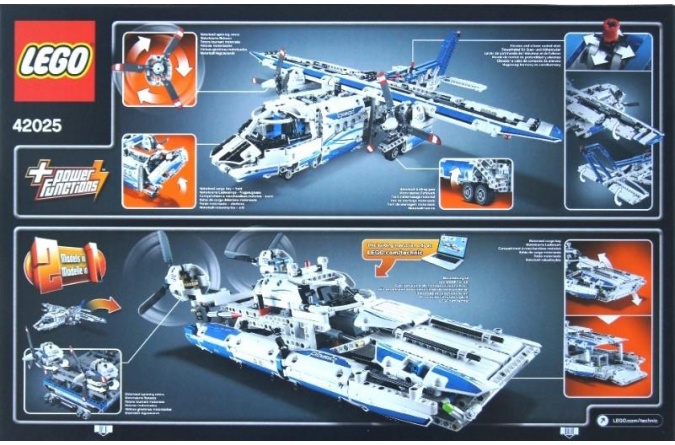 Конструктор LEGO Technic Грузовой самолет 42025 фото 7